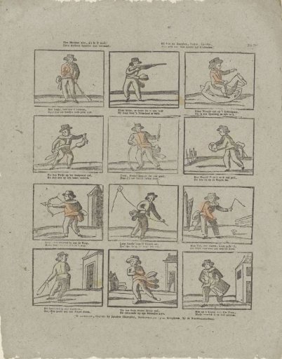 Behold, children, behold, this is your affair! / These little ones play with pleasure; / And how they hop, spin, play, / Not one of them do you hear quarrel