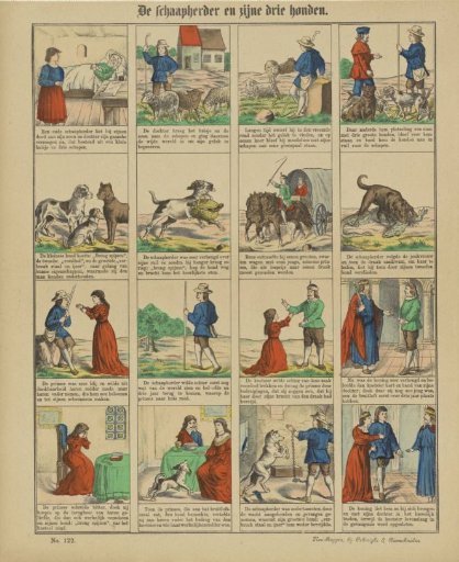 The Shepherd and His Three Dogs