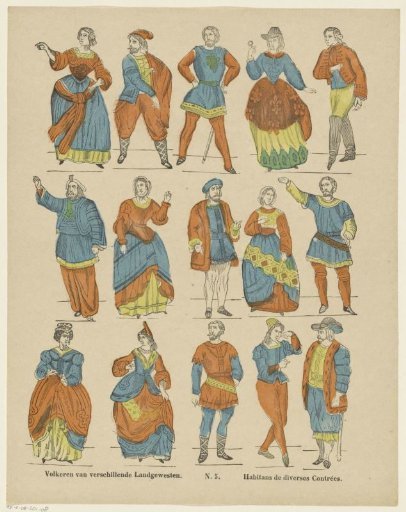 Peoples of various regions / Habitans de diverses contrées