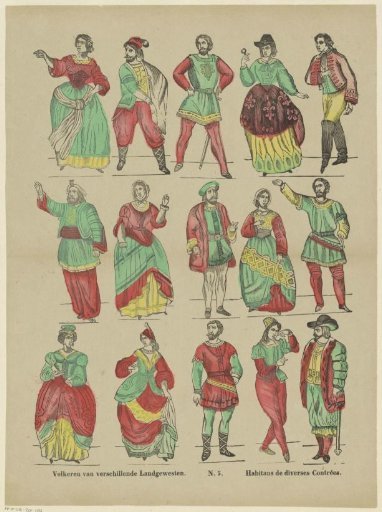 Peoples of various regions / Habitans de diverses contrées