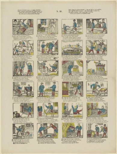 Honest play may amuse you, O youth, / But do not follow the pranks of Till Eulenspiegel, / Remain virtuous and dutiful, - then you will taste joy, / Then this true pleasure - that soul's delight - will reach its peak / Take honest amusements, my dear ones / Do not follow the tricks
