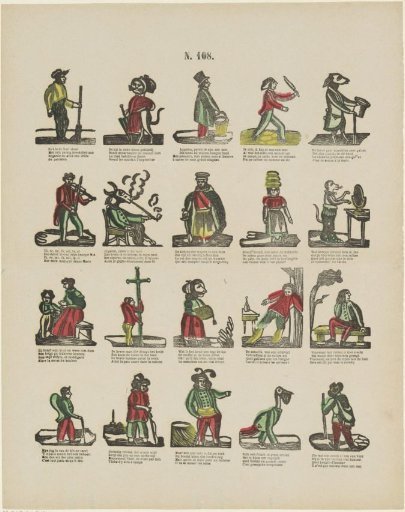 Figures and animals