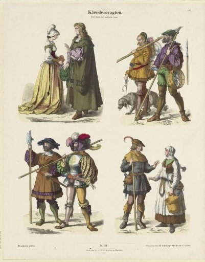 Costumes / The beginning of the sixteenth century