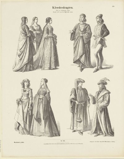 Costumes / Twenty-third plate. / First half of the twelfth century