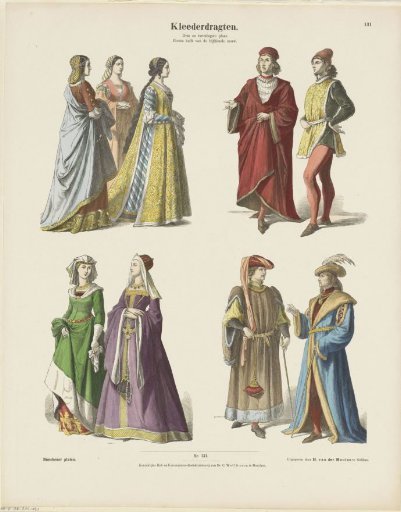 Costumes / Twenty-third plate. / First half of the twelfth century