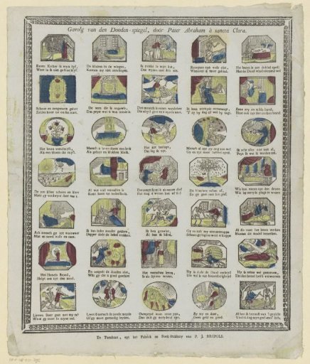 Consequence of the Death's Mirror, by Father Abrahem à sancta Clara