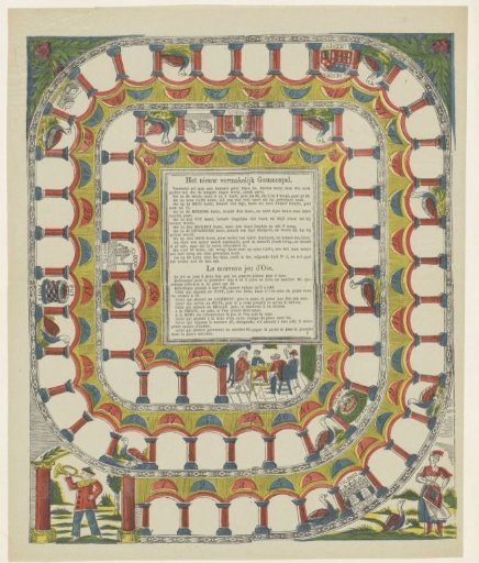 The new entertaining / goose game / Le nouveau jeu d'Oie