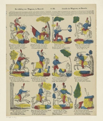 The Battle of Wagram, in Moravia / Bataille de Wagram, en Moravie