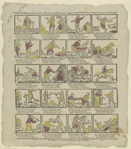 Pinetti's art so sublime, See it here revived in print / The art of the renowned Pinetti, Is seen here very well engraved