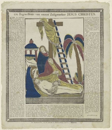 The burial of our Savior Jesus Christ