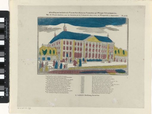 View of the Lutheran Deacon's House in Amsterdam