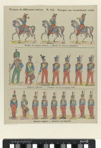 Troops of different nations / Troepen van verschillende natiën