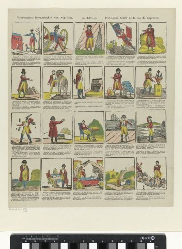 Principal life traits of Napoleon / Principaux traits de la vie de Napoléon