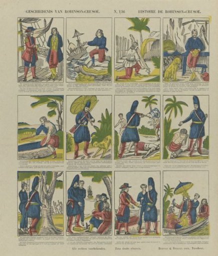 History of Robinson Crusoe / Histoire de Robinson-Crusoé