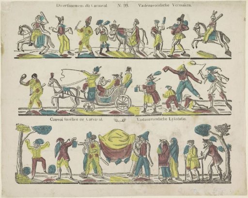 Carnival Diversions / Carnival Amusements / Funeral Procession of Carnival / Carnival Funeral Procession