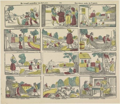 The Twelve Months of the Year / The Twelve Months of the Year