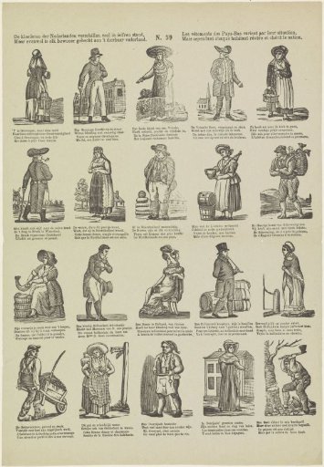 The Clothing of the Netherlands Varies Much in Every Estate, / But Nevertheless Every Inhabitant Is Attached to the Dear Fatherland / The Clothes of the Netherlands Vary by Their Condition, / But However Each Inhabitant Reveres and Cherishes the Nation