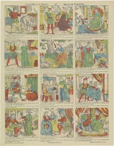 History of Donkeyskin / Histoire de Peau-d'ane