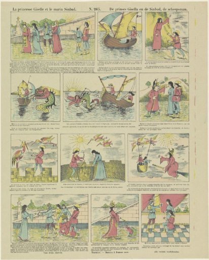 Princess Giselle and the Sailor Sinbad / Princess Gisella and the Shipman Sinbad