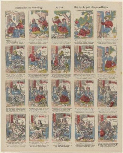 Story of Little Red Riding Hood / Histoire du petit Chaperon-Rouge