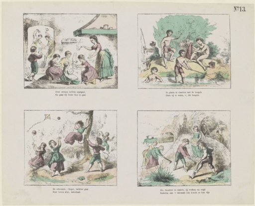 Children's games and occupations