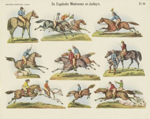 The English Horse Races and Jockeys