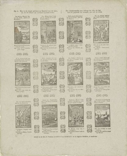 Here the months of the year are sketched, / As each of these provides us with particular details, / That are worth knowing; if it pleases, then see / Given to each for amusement, with utility and reason