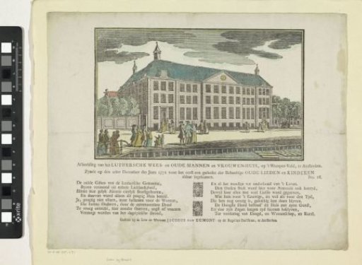 View of the Lutheran Deacon's House in Amsterdam