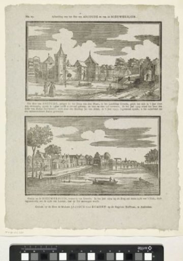 Depiction of the Castle of Abcoude and the Nieuwersluis