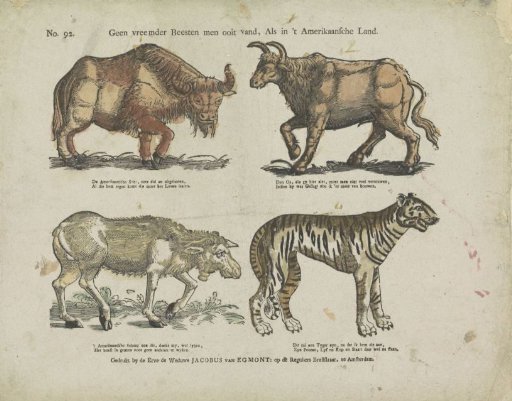 No stranger beasts have ever been seen, than in the American land