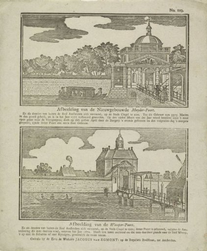 View of the Newly Built Muyder Gate / View of the Weesper Gate