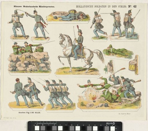 Dutch soldiers in battle