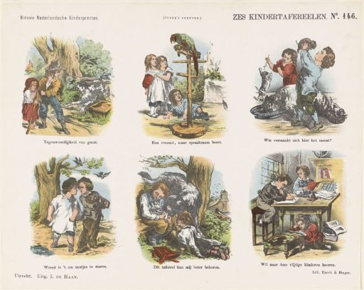 Six scenes of children
