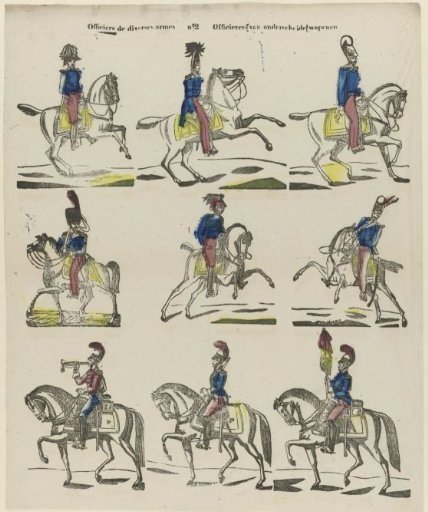 Officers of various arms / Officers of distinguished arms