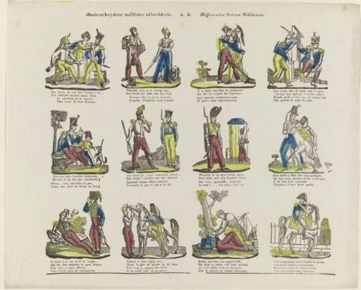 Various Military Scenes / Différentes scènes militaires