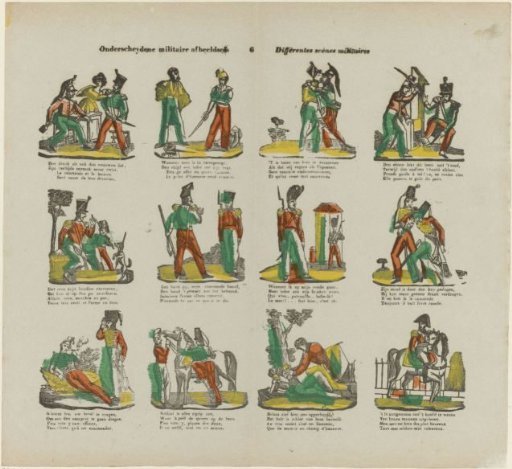 Various Military Scenes / Différentes scènes militaires