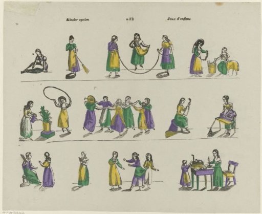 Children Playing / Jeux d'enfans
