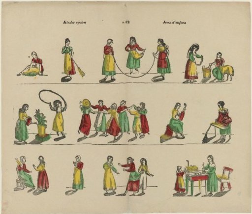 Children Playing / Jeux d'enfans