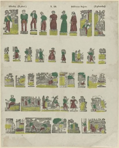 Various (2 plates) / Différens sujets (2 planche)