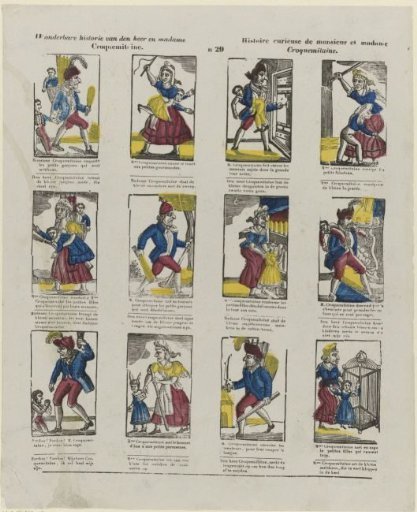 Wonderful history of Mr. and Madame Croquemitaine / Histoire curieuse de monsieur et madame Croquemitaine