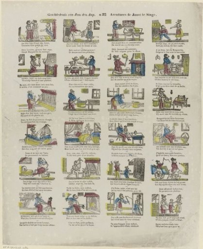 History of Jan the Ape / Aventures de Janot le Singe