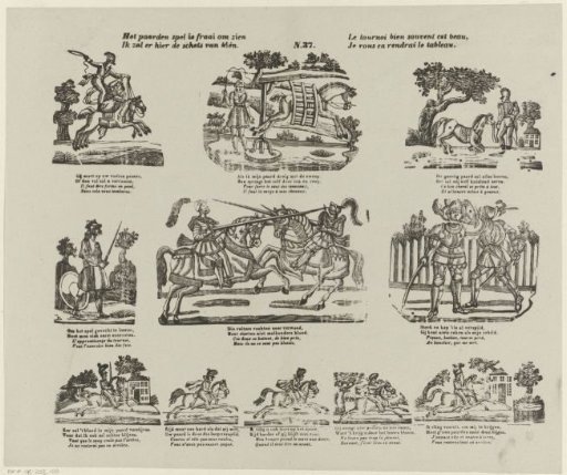 The Horse Game is Fine to See, / I Will Here Provide the Sketch / The Tournament is Often Beautiful, / I Will Render the Tableau for You