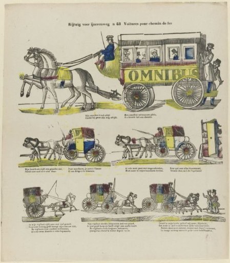 Carriage for iron roads / Voitures pour chemin de fer