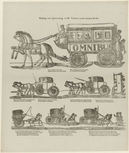 Carriage for iron roads / Voitures pour chemin de fer