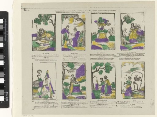 Monotony bores, variety pleases the eye. / May this new print thus amuse your Youth. / Il faut à la jeunesse souvent du changement / Et c'est leur procurer un grand amusement