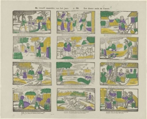 The Twelve Months of the Year / Les douze mois de l'année