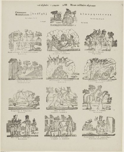 [Nou]vel alphabet militaire / New military alphabet