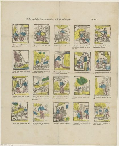 Dutch proverbs in illustrations
