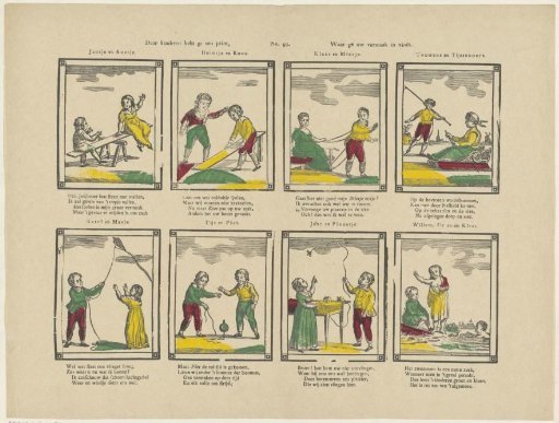 There children you have a print, / Where you find your amusement
