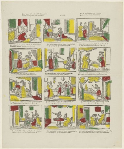 This print is well worth double the money, / Where the Cinderella of the hearth / And in the oppression of the family, / Yet was elevated to a princess